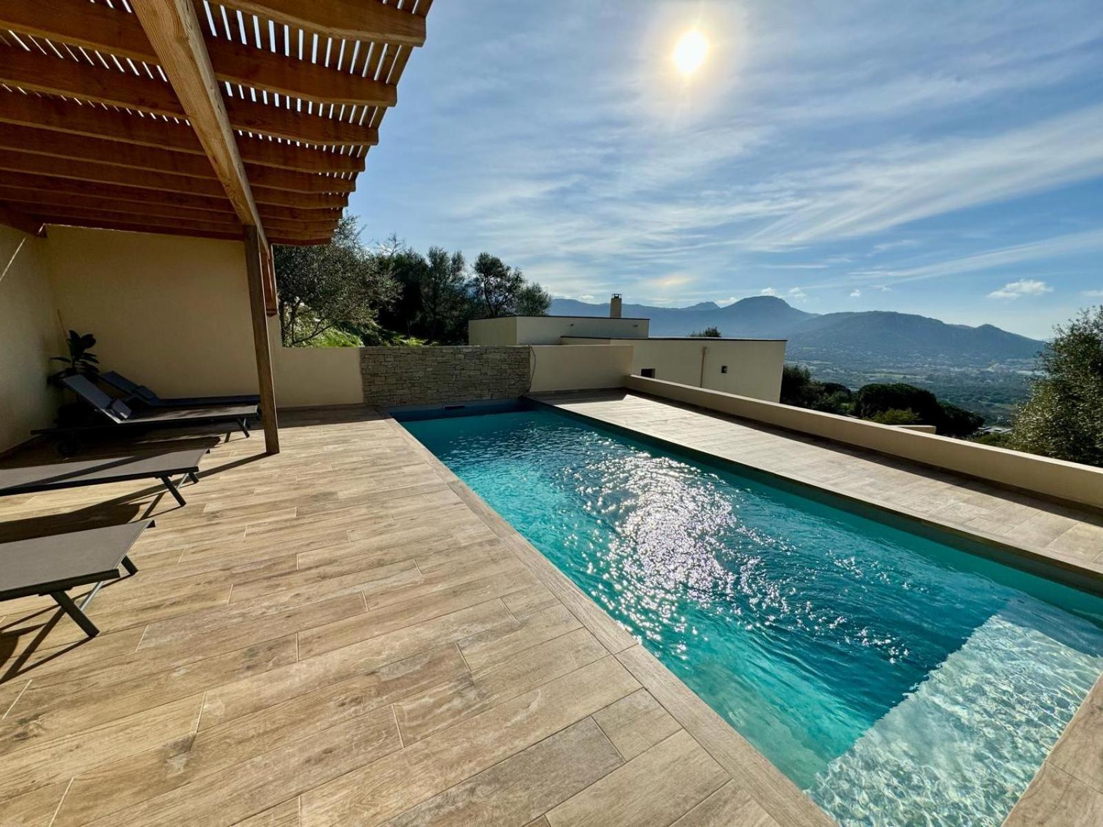 Super Villa Moderne Corbara Vue Mer Esterno foto