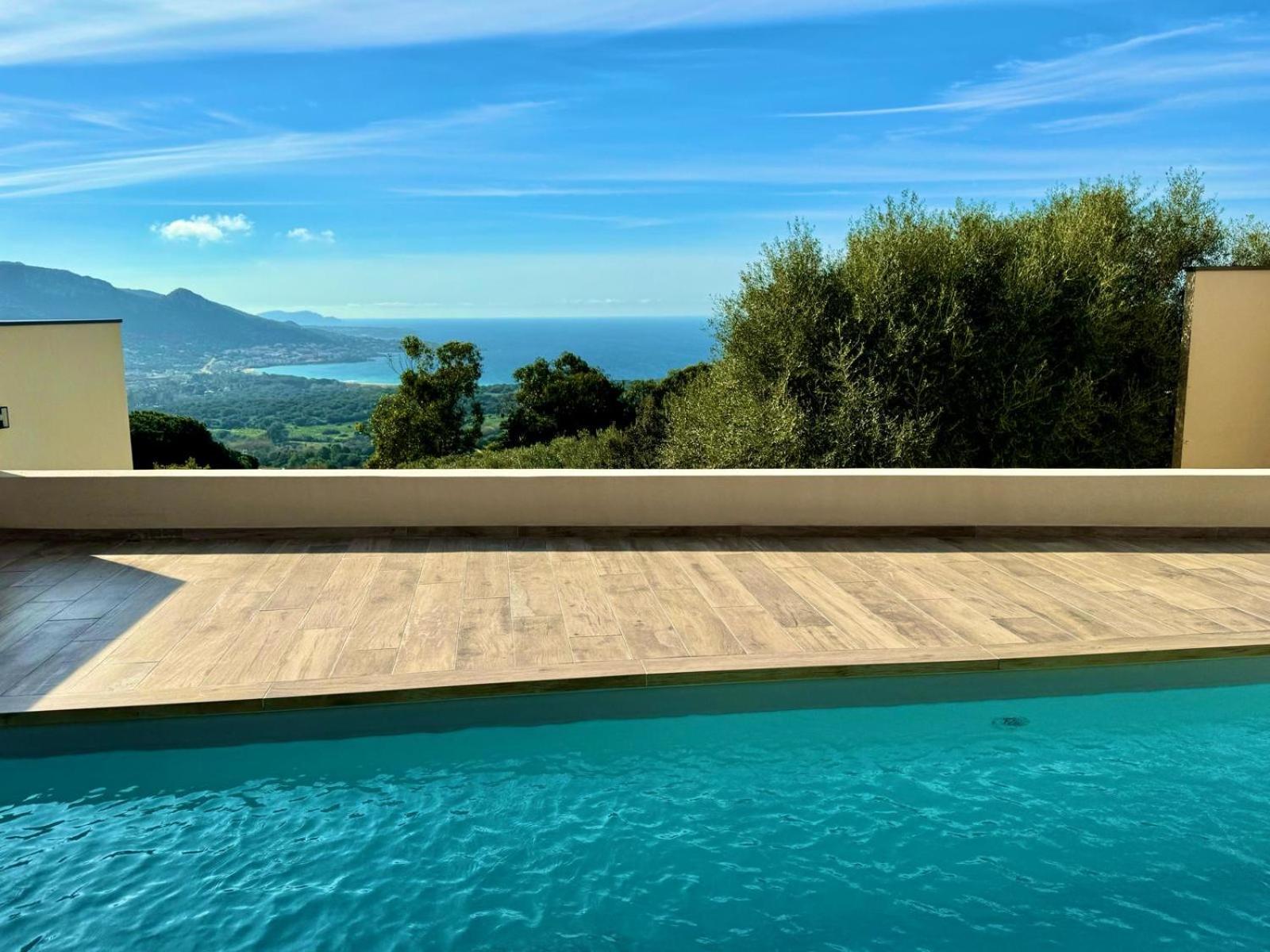Super Villa Moderne Corbara Vue Mer Esterno foto